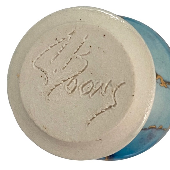 3/$10 Caroline Koons Perfume Bottle 4.5” Porcelain Handmade - Picture 7 of 7